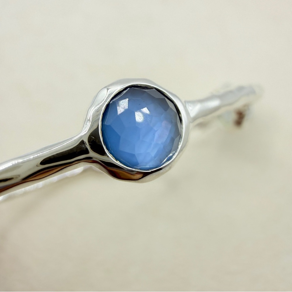 Ippolita Wonderland 5 Stone Bangle Bracelet in Savoy Size 2 Blue - Picture 12 of 16